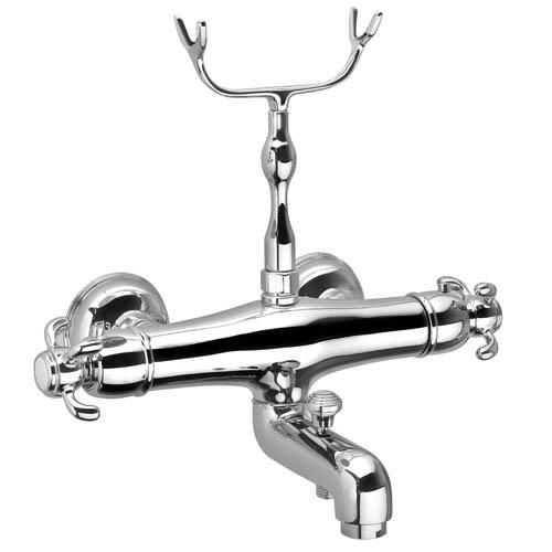 Mitigeur bain douche thermostatique tiffany chrome