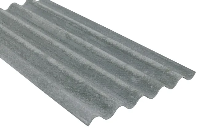Image principale de Plaque ondulée fibrociment grise L.200 x l.92 cm